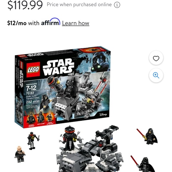 LEGO Star Wars Darth Vader Transformation- New - Picture 5 of 5